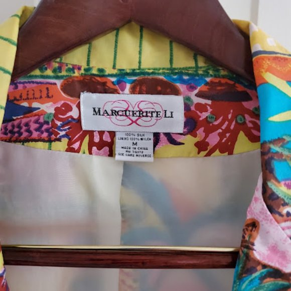 Marguerite Li Silk Blazer - Picture 2 of 5